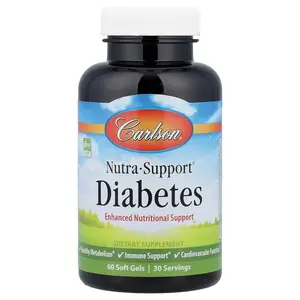 Carlson Nutra-Support®, Diabetes, 60  Soft Gels