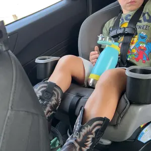 DREAM PAIRS Kids Boy's Girl's Cowboy Cowgirl Boots Little Kids Western Square Toe Riding Mid Calf Boots Fashion Western Boots For Kids