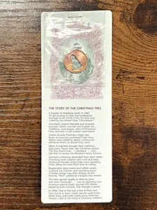 Holed Penny Christmas Tree Token - The Story of the Christmas Tree Christmas Token Gift