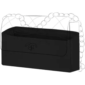 DGAZ Purse Organizer Insert For Chanel 19 Bags，Silk Bag Organizer，Luxury Handbag & Tote Shaper