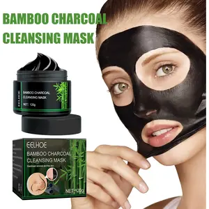 EELHOE Bamboo Charcoal  Cleansing  Mask  Pore Minimizer Blackhead Remover Oil Control Moisturizing Mud Mask