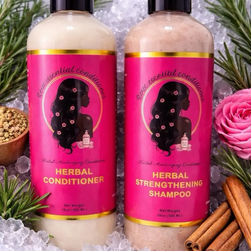 Herbal Strengthening Shampoo and Conditioner