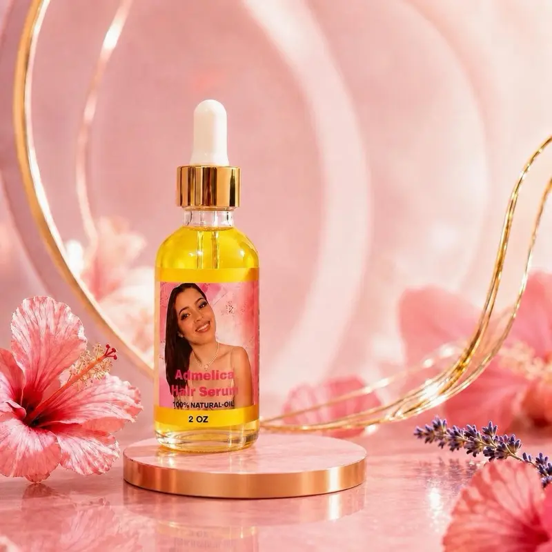 Hair Serum 2 oz for Haircare, Frizz Control, Smooth Shine, Hydrating Dry Hair