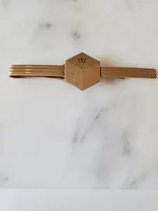 Vintage Mens W Gold Tie Clip