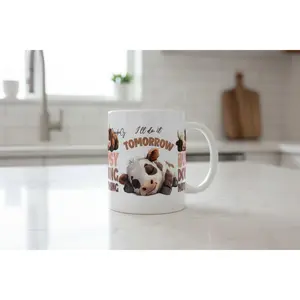 Busy Doing Nothing - UVDTF Wrap for cups/hard surfaces sticker Diy Decal Film Adhesive Vinyl Decal