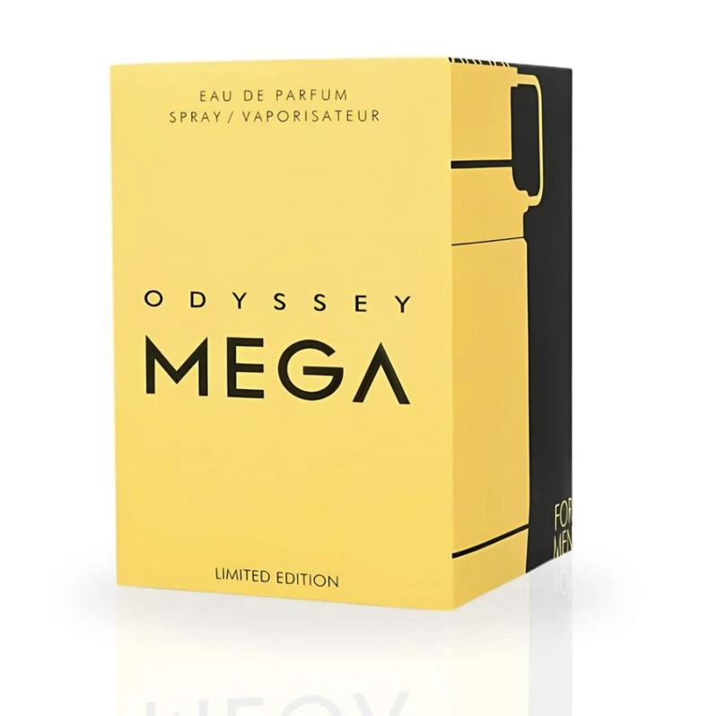 ARMAF Odyssey Mega Eau De Parfum Spray For Men Limited Edition 3.4 Oz / 6.8 Oz