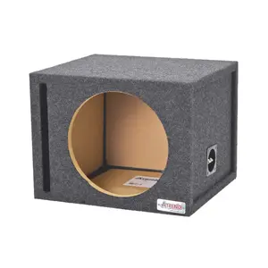 Atrend 12 in Single Slot Vented Subwoofer Enclosure - Proudly USA Built for Alpine Subwoofers E-S-R-X Series
