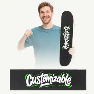 Custom Skateboarding Sticker Valentine Polyester Personalized Image Text Grip PrintToucan