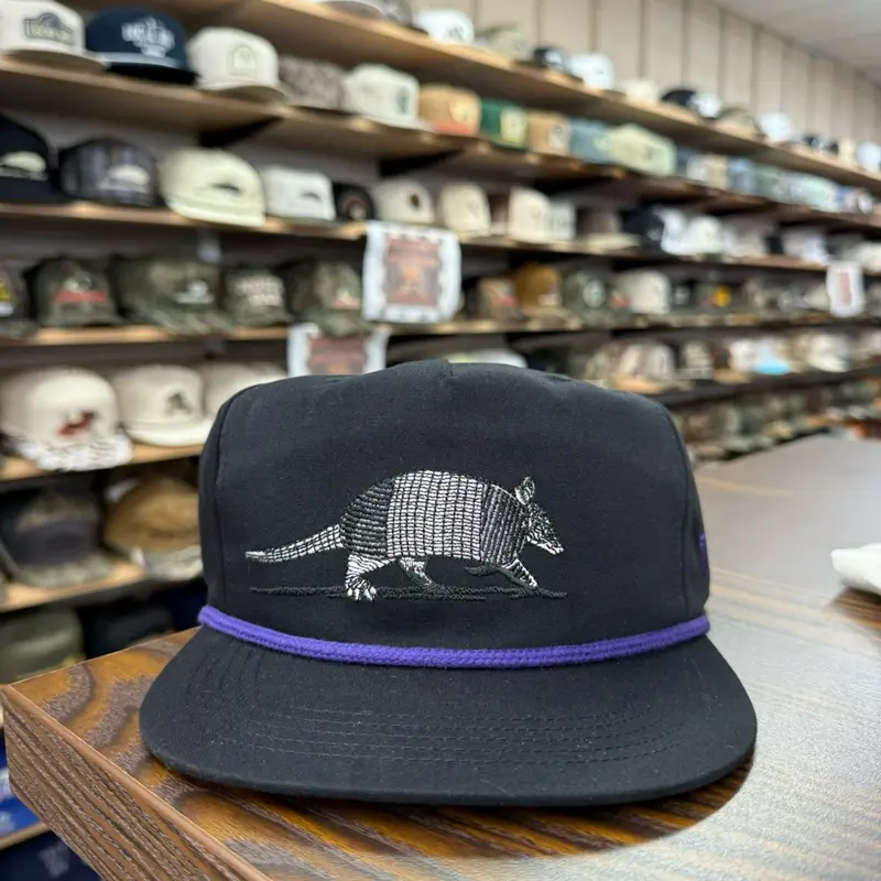 Armadillo Rope Hat - Black