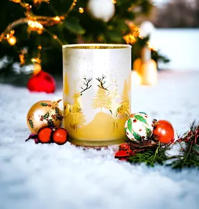 Gold & Silver Deer Candle Holder