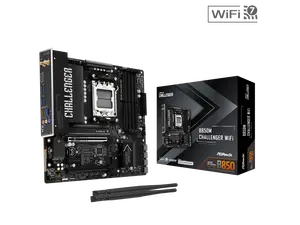 ASRock B850M Challenger WiFi AM5 AMD B850 Micro ATX Motherboard ASRock B850M Challenger WiFi AM5 AMD B850 Micro ATX Motherboard