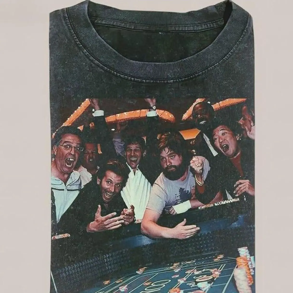 Graphic Vintage The Hangover Movie T-Shirt Sweatshirt Hoodie, Vintage Poker Scene Tee, Casual Clothing, Streetwears EF421