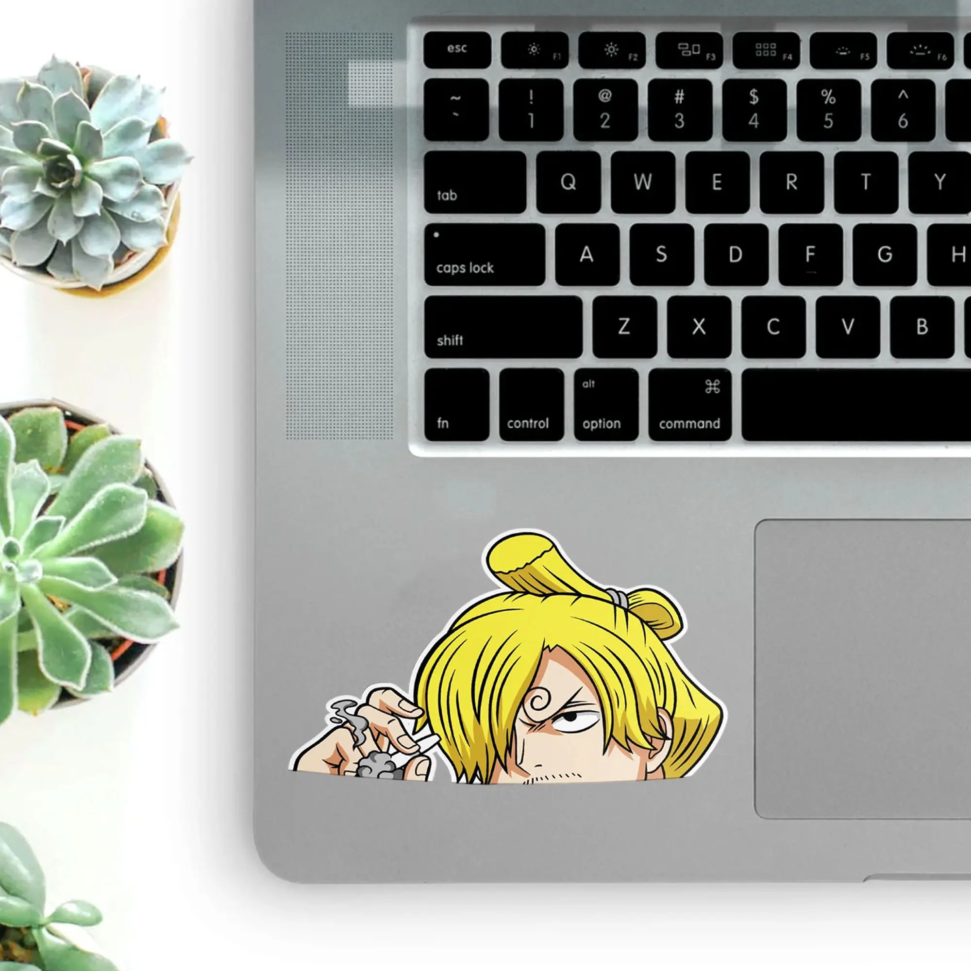 Sanji Peeking Vinyl Sticker, Anime Waterproof Decal, Manga Laptop Car Phone Decor, Otaku Gift