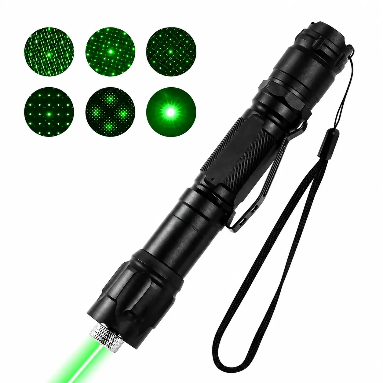Long Range Green Laser Pointer, Handheld USB Rechargeable Pen with Adjustable Focus for Indoor Presentations and Outdoor Adventures, Portable, Green Laser Pen, Handheld Laser Pen