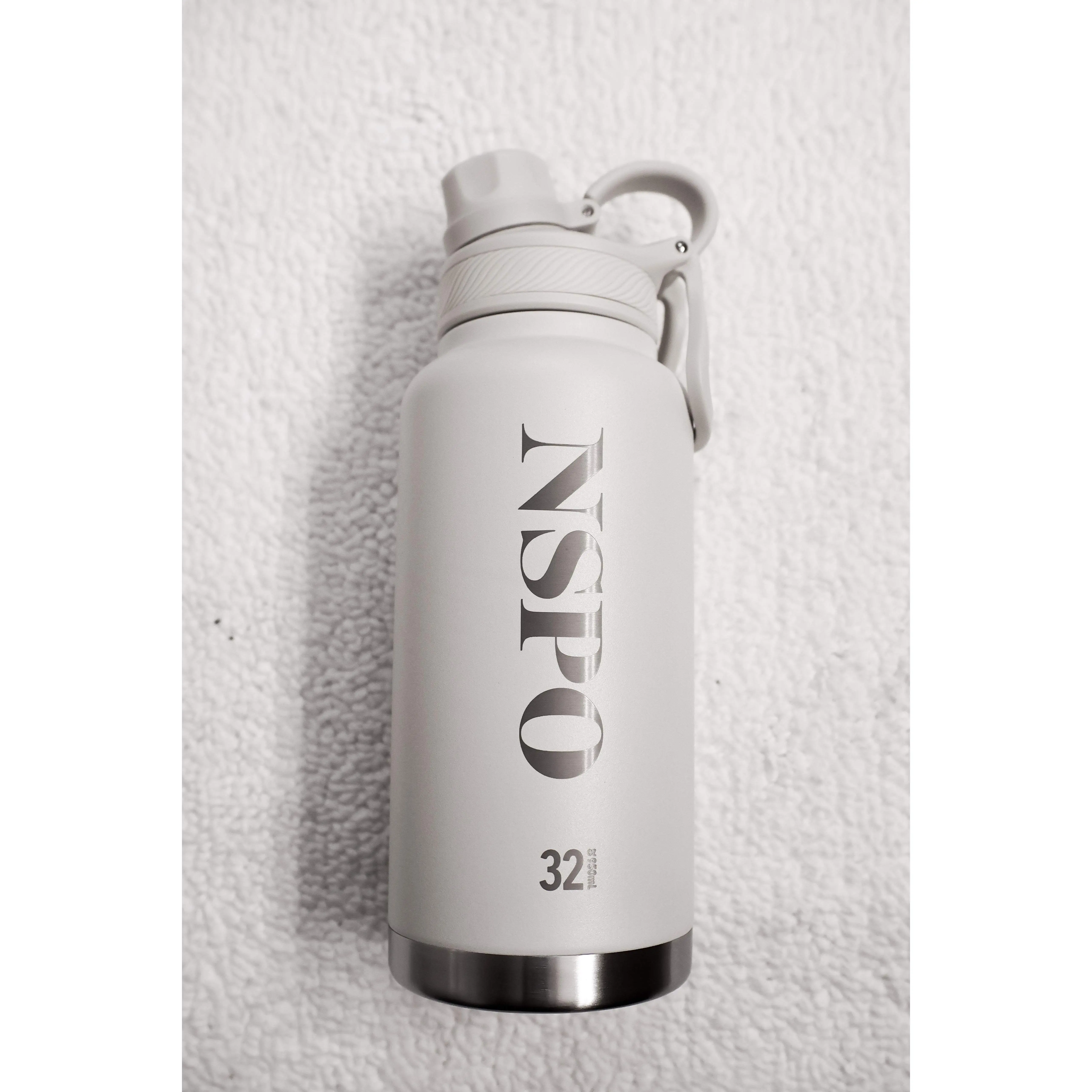 NSPO 32 oz Water Bottle Creamy White