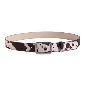 Women Waist Belt Chain Metal Buckle PU for Hip Hop Rock Bands Players