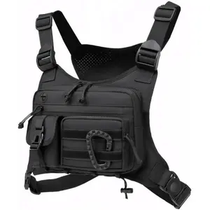 Men's Tactical Breast Bag Outdoor Tactical Vest Outdoor Sports Cycling Vest Multipurpose Backpack