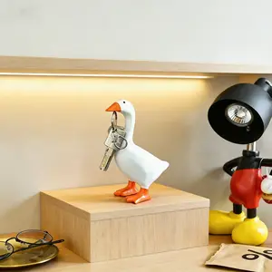 Magnetic Goose Duck Magnet Decoration Ornament, Key Holder Design, No Precious Metal Plating, Ca Prop 65 Compliant, Home Decor Accessory