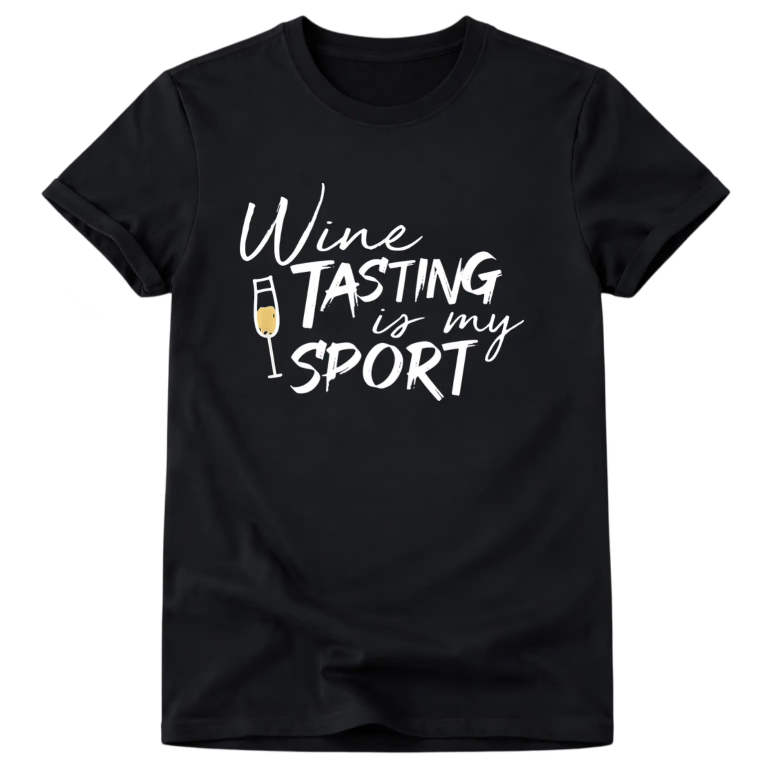 Womens Wine Tasting Is My TShirt Retro Wine Lover Tee with Champagne Glass Graphic G Casual Shirt for Wine Enthusiasts Parties Daily Wear Funny Gift for Oenophiles PLUSi01Crew Neck Short Sleeved Top Suitable for All Seasons Casual and Versatile