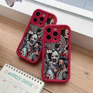 Clown Horse T-Terrifier Phone Case, Phone Protective Cover, Compatible with iPhone Models 17-11, Mini-Pro-Max-Air-X-XR-Xsmax-8-7plus, Anti-Fall Soft Tpu Back Cover