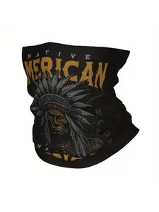 Native American Indian Men's Headscarf Unique Design Thin Bandana Neck Wrap Scarf Headband Neck Cover
