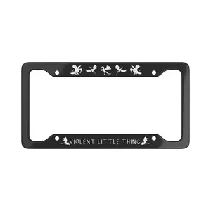 Violent Little Thing Violence License Plate Frame Dragon Wing Violet Yarros Fourth Car Accessories Bookish Bookstagram Wing Merch