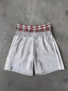 Men's Regular Fit Plaid Print Drawstring Waist Shorts, Casual Fashionable Shorts, Casual Comfy Breathable Shorts for Summer, Men's Bottoms for Daily Wear, Breathable Printed Shorts
