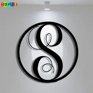 1pc Avant - Garde Monogram Metal Wall Art, Avant - Garde Monogram Statue Mural, Iron Craft, Perfect for Gallery, Studio, Office Wall Decor, Artistic Metalwork, Silhouette Wall Decor, Halloween Decor, Ideal Gift for Trend Seekers