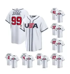 2026 USA Baseball Jersey, Classic US Baseball Jersey, Perfect for Game Day & Street Style, Men’s Women’s Sports Jersey