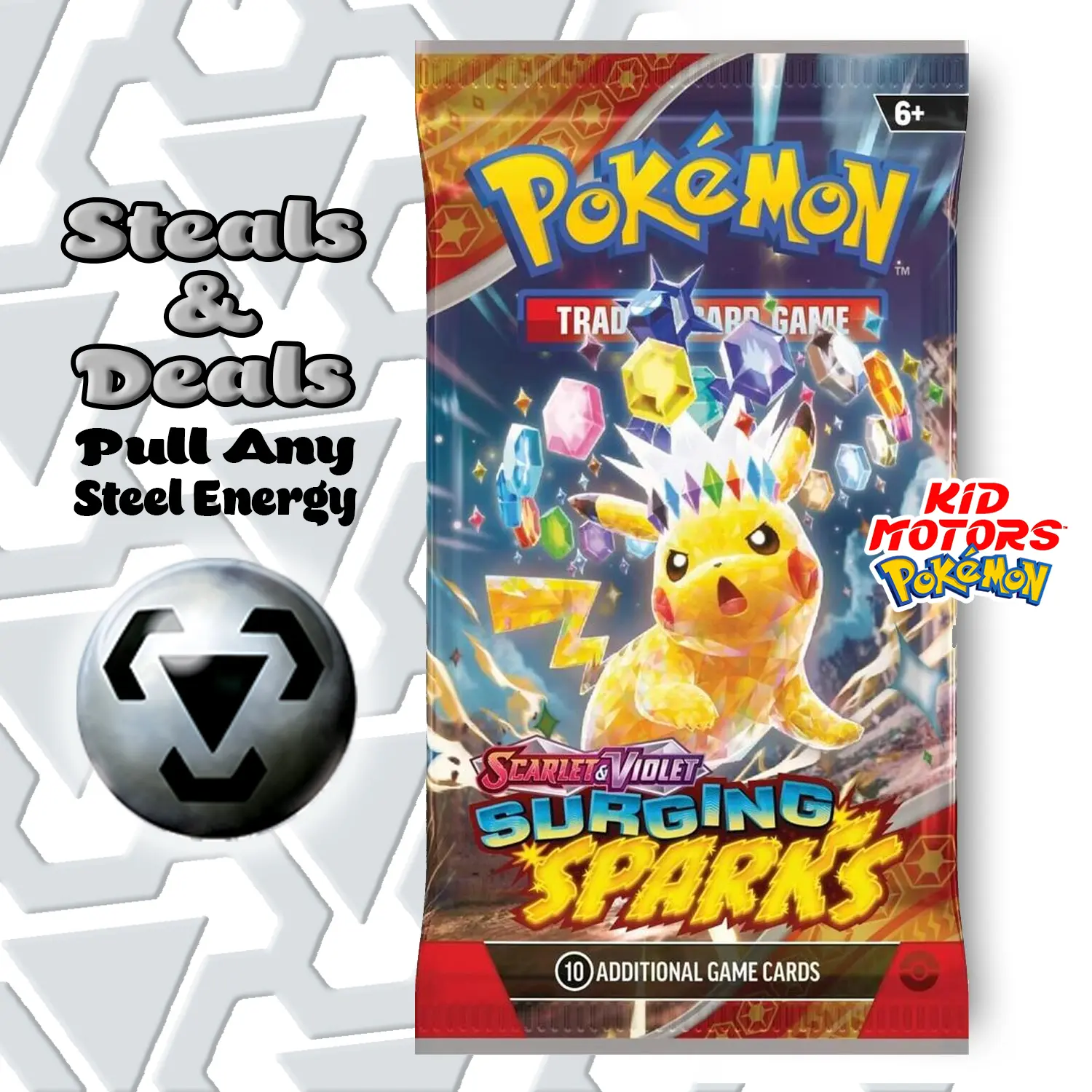 1 x Pokemon Surging Sparks Booster Pack