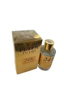 Peter Jacobs 24K SI INTENSE Femme Eau de Parfum 100ml Regular Edition Spray for Women Top Notes Blackcurrant Nectar Heart Notes Isparta Rose EDP