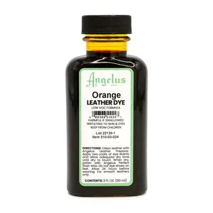 Orange Low VOC Leather Dye