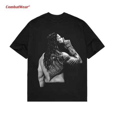 ROMAN REIGNS-SHUT UP TEE , Wrestling Tee, Wrestling Graphic Tee, Wrestler Shirt, Sports Shirt, Vintage Wresting Shirt, Wrestling Gift Streetwear Crewneck Sweatshirts Apparel Hoodie