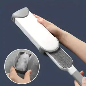 Pet Hair Remover Brush,Dog Hair Remover for Clothes - lint Remover Brush,Lint Brush Pet Hair Remover for Dogs, Cats & Puppies, Small Size (Gray)