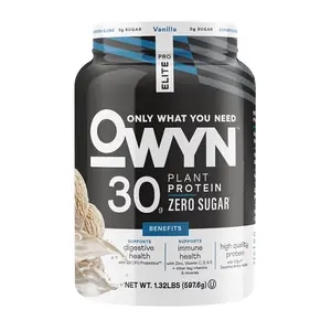 Plant-Based Protein Powder – 30g Protein per Serving, Zero Sugar, BCAA Blend for Daily Nutrition Support