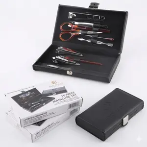 10-Piece Luxury Grooming Kit - All-in-One Nail Care Essentials for Men & Women