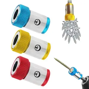 Magnetic Screw Ring Pro: 1/4" Removable Strong Magnet Holder for Hex Screwdrivers & Drill Bits - Festive Holiday Gift for Tool Lovers
