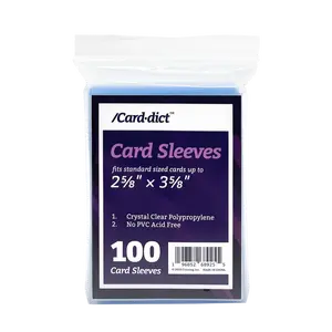 Carddict Regular Card Sleeves - Soft Penny Card Sleeves Clear Plastic Card