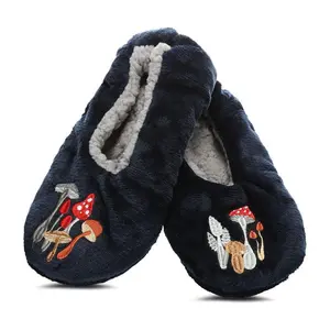 MeMoi Men's Sherpa Lined Conversational Slippers MeMoi Men's Sherpa Lined Conversational Slippers