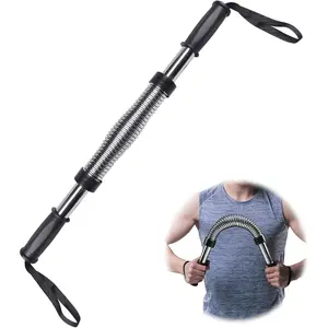 INNOLIFE 88LB Power Twister Bar, Upper Body Exercise Equipment for Chest Workout, Shoulder, Forearm, Bicep and Arm Strengthening Workout Equipment
