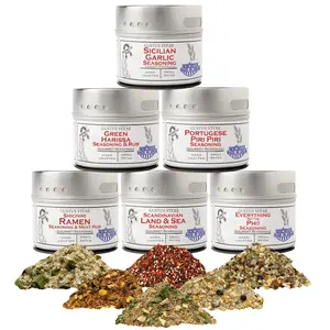 Global Foodie Favorites | World-Spanning 6 Pack Collection | Authentic Gourmet Seasonings and Spice Blends