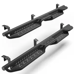 Running Boards Compatible with 2005-2023 Toyota Tacoma Crew Cab Side Steps for Truck Black Nerf Bars for Tacoma