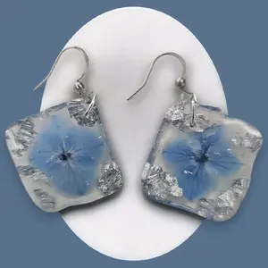 handmade resin earrings