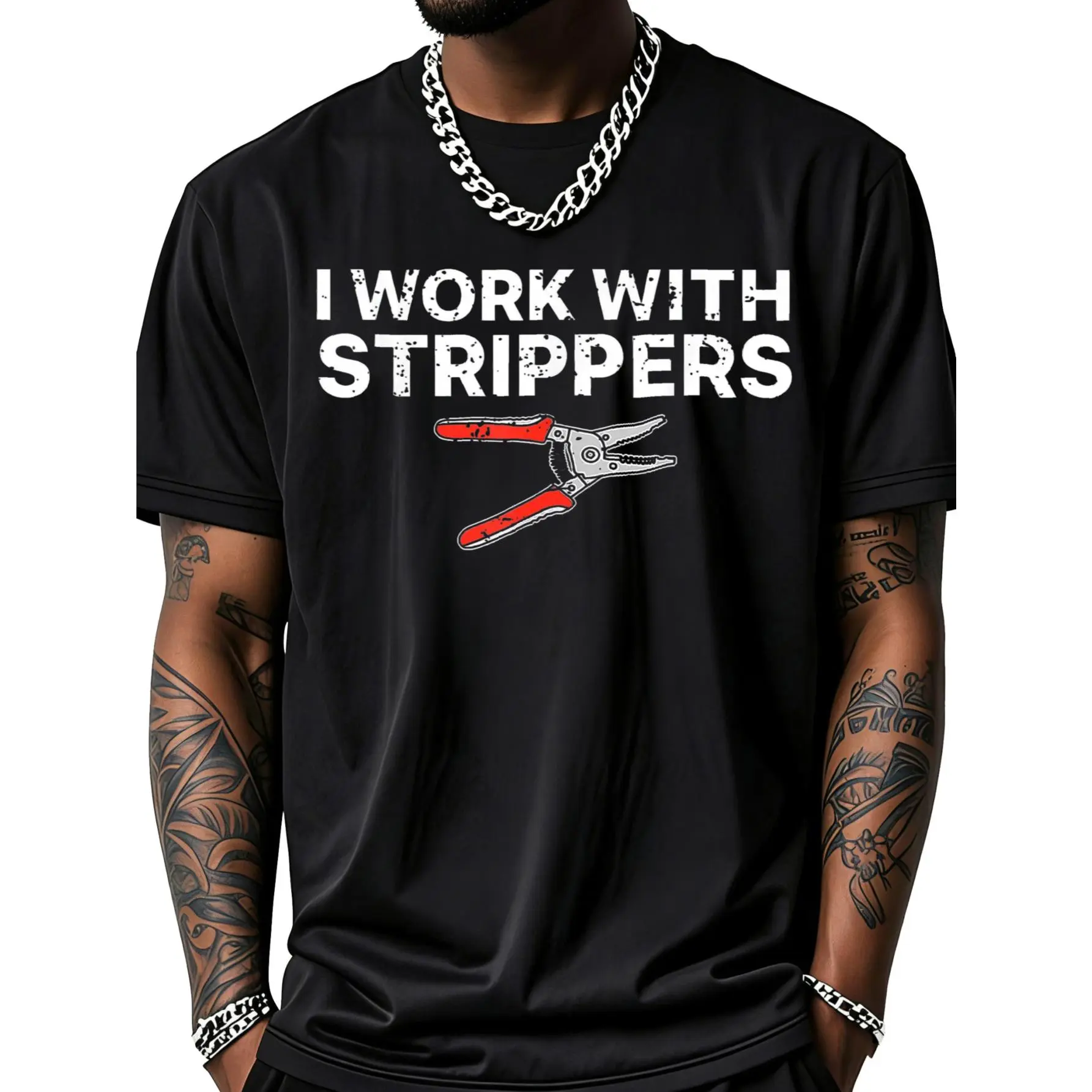 Funny Electrician Art for Men Dad Electronics Engineer Humor T-Shirt