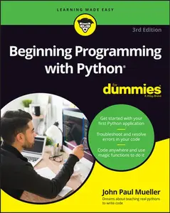 USED-Beginning Programming with Python for Dummies by Mueller, John Paul (Paperback)
