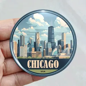 A World-Famous Landmark Magnet Refrigerator, Suitable for Refrigerators, Whiteboards, Crafts, Photos, Stickers, Postcards, Tools, Kitchen Additions, Holiday Gifts, Girlfriend Gifts, Home Decoration with Charming Patterns