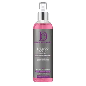 Design Essentials Bamboo & Silk HCO Leave-In Conditioner, Thermal Protection for Natural and Relaxed Hair, Softens & Detangles, 8 Oz, Pack of 1