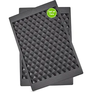Mini Ice Cube Tray Set with Twist and Release Mini Nugget Ice Cube Trays, BPA Free Mini Ice Tray with Bin and Mini Scoop, Stackable Dishwasher Safe Mini Ice Cube Trays