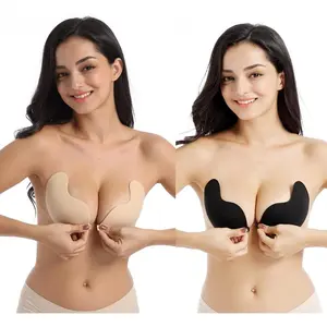 Sticky Bra, Backless Strapless Bra Push Up, Adhesive Invisible Lift Up Bras 2 Pairs Womenswear Comfort