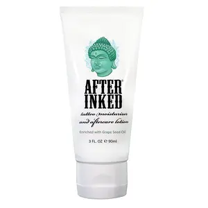 After Inked 3oz Tattoo Aftercare Lotion Vegan Balm Moisturizer Cream Body Care Daily